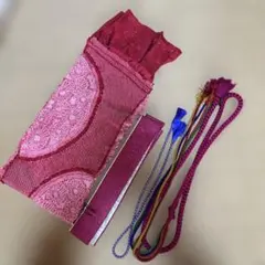 伝統的な刺繍入り帯締めセット
