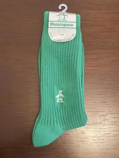 【Munsingwear】グリーン ソックス24〜26㎝のサムネイル