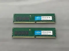S0493 CRUCIAL DDR4-2666MHz 16GB×4枚 64GB - メルカリ