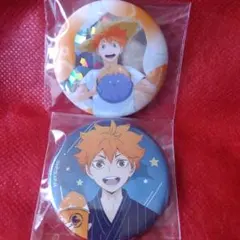 ハイキュー 日向翔陽 缶バッジ サマーフェア 夏祭り ビーチバレーボール