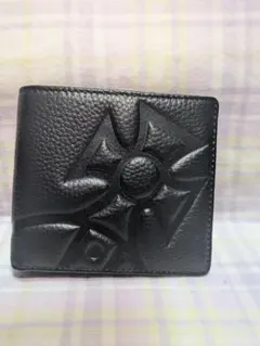 未使用 Vivienne Westwood 黒　型押し二つ折り財布のサムネイル
