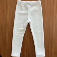 digreen ホワイトリブレギンス　裏起毛 M