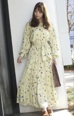 マーキュリーデュオ　フラワードットヴィンテージワンピース