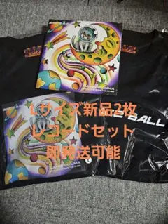 舐達麻 SPACE BALL 7インチ レコード Tシャツ XLブラックセット - メルカリ