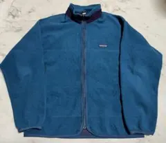 パタゴニア　フリースジャケット　USA製　90s ターコイズブルー　希少　M
