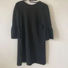 ZARA WOMAN ブラックミニ丈ワンピース S
