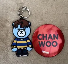 iKON キーホルダー 缶バッチ CHAN CHANWOO