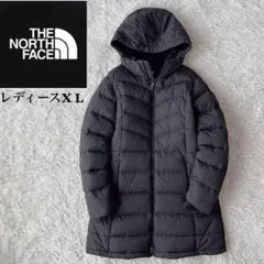 【美品】THE NORTH FACE ロングダウン レディースL ダークグレー THE NORTH FACE ノースフェイス レディース ダウンジャケット