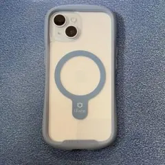 iFace　iPhone14 iPhone15対応　水色　MagSafe対応