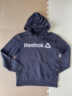 Reebok リーボック パーカー スウェット　フード付き　ネイビー メンズ L