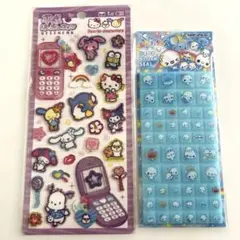 ぷくぷくあわわちゃん　ドロップブロックシール　サンリオ　平成はっぴーフォン