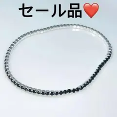 い*ご様 ブラック　スピネル　ブレスレット 2-3mm シンプル 天然石 16-