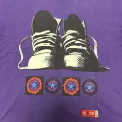 90s USA製 コンバース 75周年記念 ヴィンテージTシャツ 両面プリント