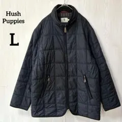 Hush Puppies キルティング ジャケット L ブラック 黒 アウター