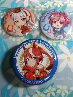 ダイワスカーレット トウカイテイオー 缶バッジ 希少品 Amazon.co.jp: プリティーダービー ハチャウマ 缶バッジ