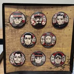 ゴールデンカムイ　武人缶バッジ　ゴールデンカムイ展