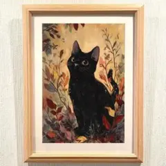 2*2様 アクリル画 手描き 猫の絵 絵画 猫 黒猫卿 黒猫 旅 モナリザ 模写 2*2様 アクリル画 手描き 猫の絵 絵画 猫 黒猫卿 黒猫 旅 モナリザ