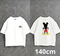 新品　ミッキーマウス　Tシャツ 半袖 ホワイト140cm
