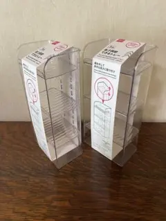 ダイソー 高さ調節できるトレー 3段 2個セット