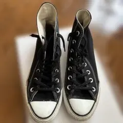 コンバース ブラック ハイカットスニーカー