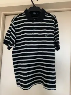 FRED PERRY ストライプポロシャツ M