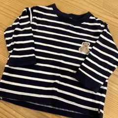 petitmainボーダーロンＴ80サイズ