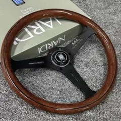 社外品　ナルディ クラシック ウッド ステアリング 15インチ　ブラックポーク NARDI ステアリング クラシック ウッド&ブラックスポーク15インチ 社外