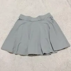 アーバンココ スカート 膝上 無地 M 灰 ポリエステル お出かけ 体型カバー