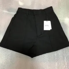 キュロットパンツ 黒