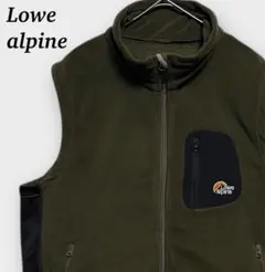 Lowe alpine ロウアルパイン フリース ベスト アウトドア オリーブ