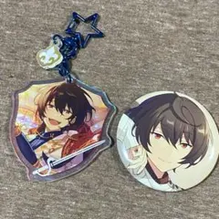 あんスタ 朔間凛月 アクリルキーホルダー 缶バッジセット