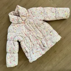 マザウェイズ　110cm 花柄　中綿コート