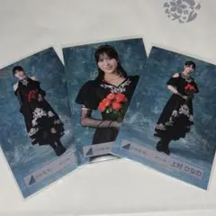 日向坂46黒ドレス衣装3期生まとめ売り3枚