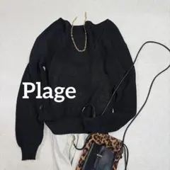 新品】【2024SS】plage ペーパーヤーン シアー プルオーバー 黒 - メルカリ