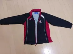 Champion ジャケット 150 黒・赤　ウィンドブレーカー