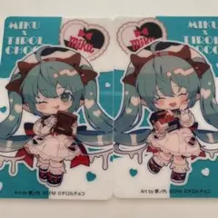 初音ミクチロルチョコクリアカード