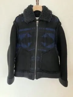COOHEM フライトジャケット型　ニットアウター