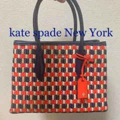 kate spade 編み込みハンドバックのサムネイル