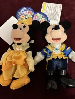 ぬいぐるみバッジ　31周年　ミッキー　ミニー　セット