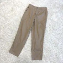 UNIQLO 綿麻パンツ ベージュ M ウエストゴム 春夏