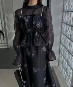 【訳あり極美品】willfully ウィルフリーオケージョンドレス ワンピース