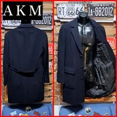 極美品✨ akm チェスターコート Lサイズ レザー切替 ブラック 2025年最新】akm レザー チェスターの人気アイテム - メルカリ