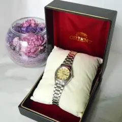 【希少稼働品】ORIENT スリースター 自動巻き デイデイト オリエント