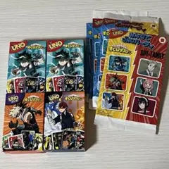 僕のヒーローアカデミア UNO 緑谷出久 爆豪勝己 轟焦凍 ヒロアカ 4つセット