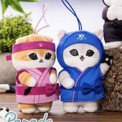 モフサンド　mofusand　忍者にゃん　マスコット　2点