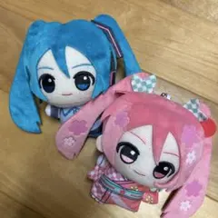 初音ミクシリーズ ちびぐるみ　初音ミク 桜ミク 2種セット