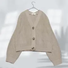 エイチアンドエム H&M 長袖ニット カーディガン 羽織り 大きめボタン7615