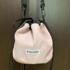 CONVERSE 2way巾着 ショルダーバッグ ポーチ