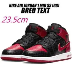 N新品 23.5cm ナイキ エアジョーダン1 ミッド ブレッド DM9650