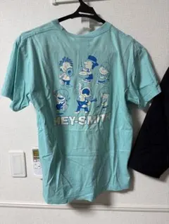 HEY-SMITH キャラクター Tシャツ 水色